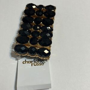 New Black Charlotte Russe Three Row bracelet